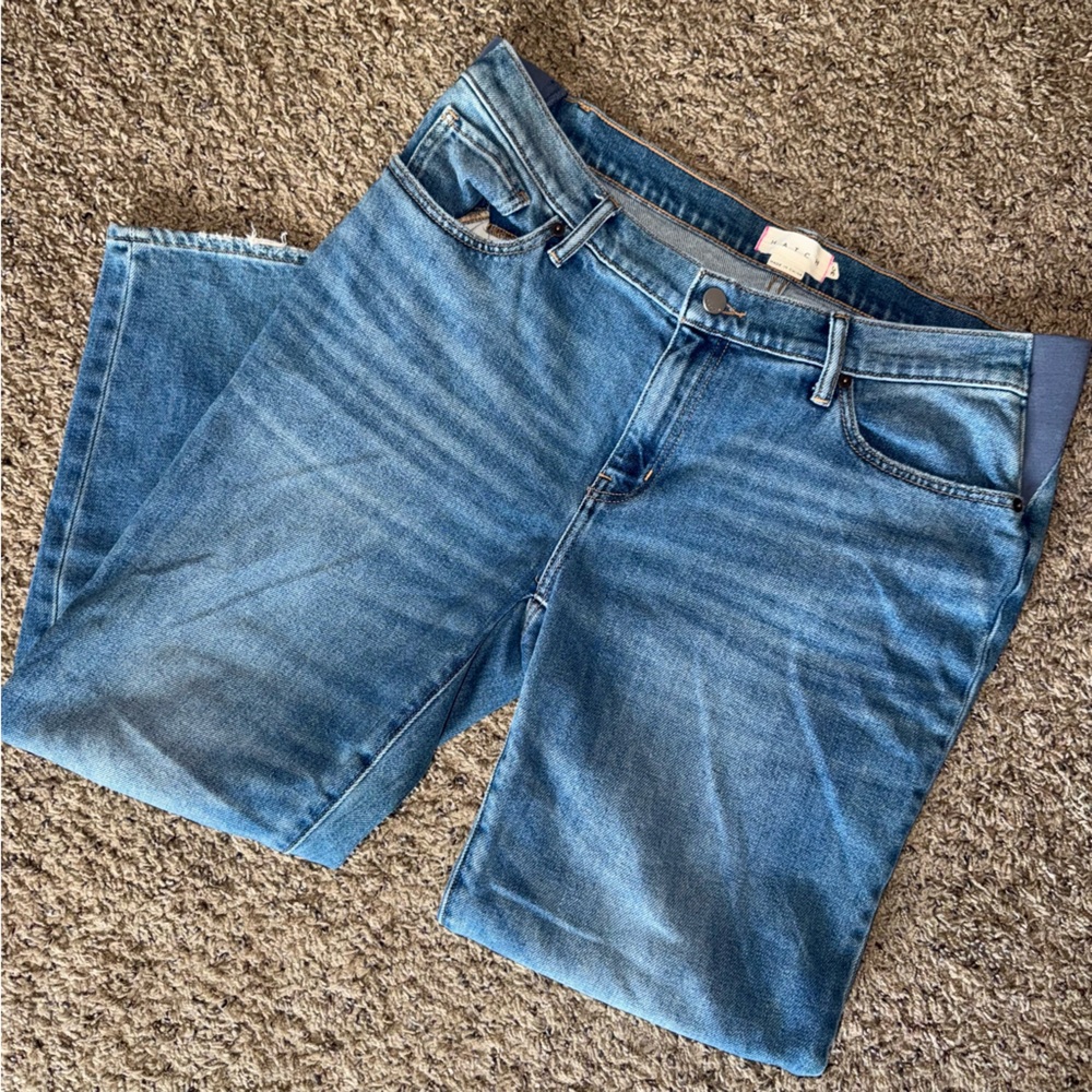 HATCH The Crop Maternity Jean Light Wash Size 30 - Picture 10 of 10